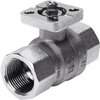 Ball valve Series: VAPB Brass/PTFE Bare stem PN40 Internal thread (BSPP) 1/2" (15)
